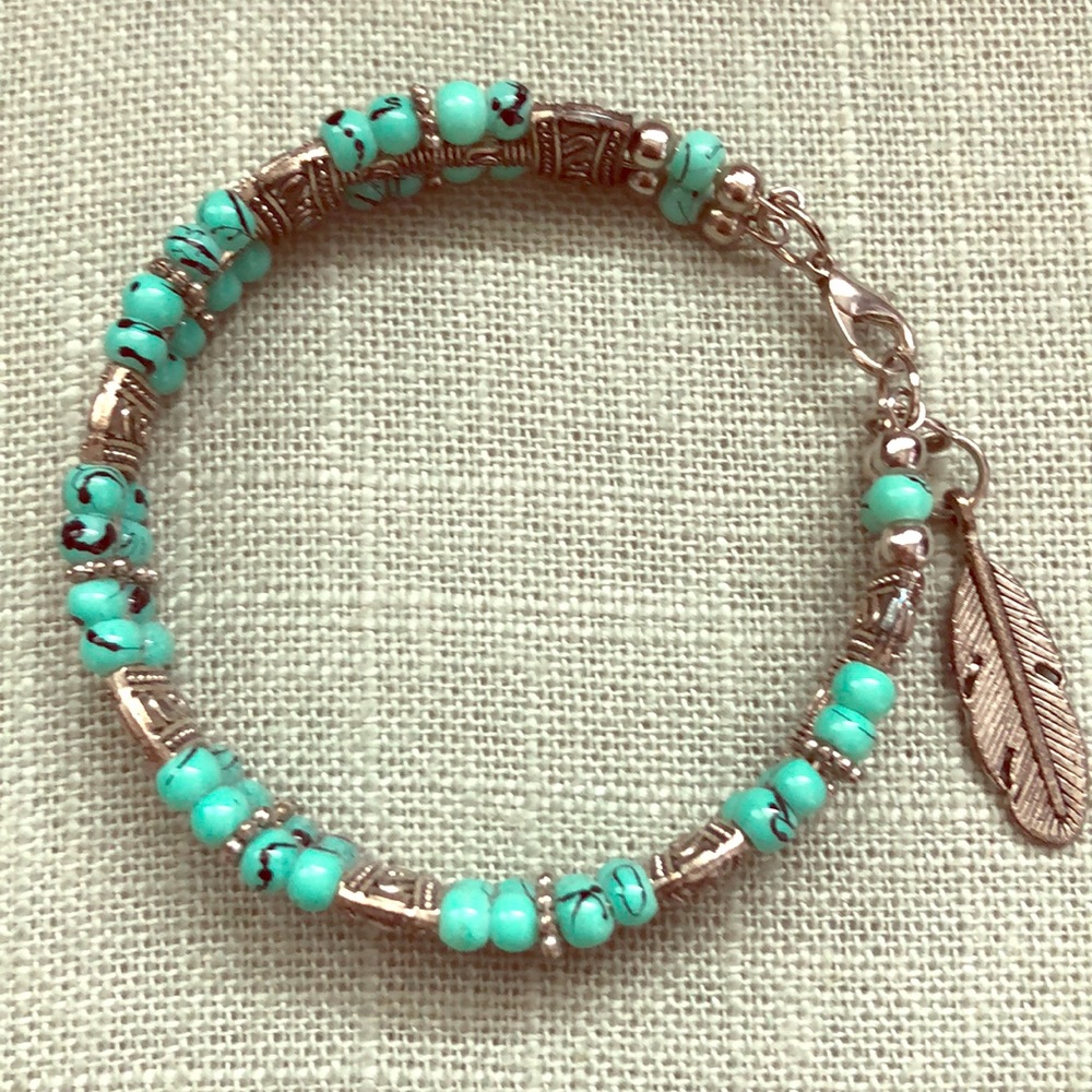 Turquoise Beaded Bracelet